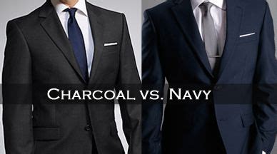 charcoal vs navy suit